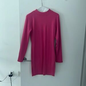 Barbie Hot Pink Long Sleeve Dress